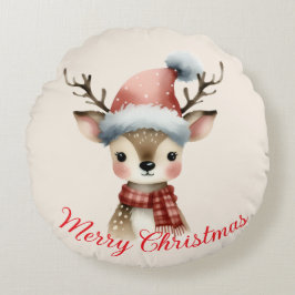 Cojín Redondo Reno  Navideño  Rond Kussen