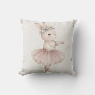 Cojín tierno con diseño de conejita,Personalizable Kussen