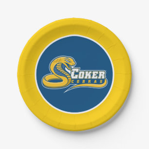 Coker University Cobras Logo Papieren Bordje