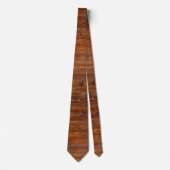 Col cravate à grain de bois faux masculin rustique (Devant)