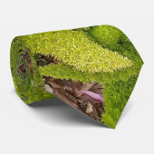 Col cravate à motif vert (Roulé)