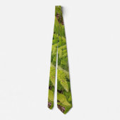 Col cravate à motif vert (Dos)