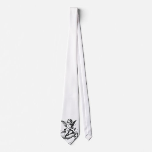 Col cravate blanc illustration Cupid Vieux (Devant)