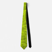 Col cravate chartreuse tweed (Devant)