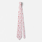 Col cravate coeurs de la Saint-Valentin pour homme (Devant)