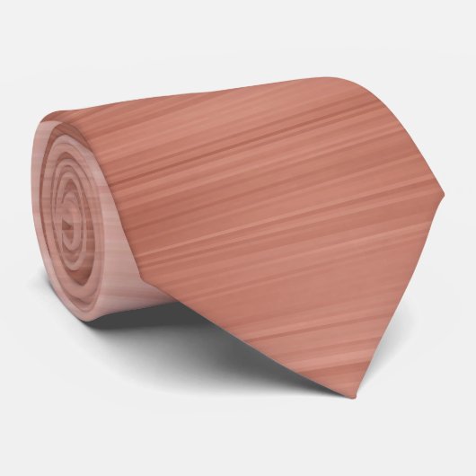 Col cravate couleur or rose (Roulé)
