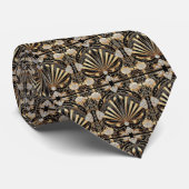 Col cravate | cravate Art déco fausse diamant (Roulé)