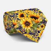 Col cravate de bureau décontracté | Tournesols de (Roulé)
