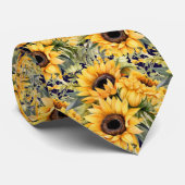 Col cravate de bureau décontracté | Tournesols de (Roulé)