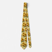 Col cravate de bureau décontracté | Tournesols de  (Devant)