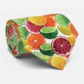 Col cravate de fruits d'été de saison de Citrus (Roulé)