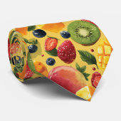 Col cravate de fruits d'été saisonniers (Roulé)