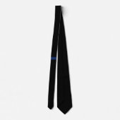 Col cravate de maintien de l'ordre Thin Blue Line (Dos)
