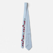 Col cravate de mariage bleu (Dos)