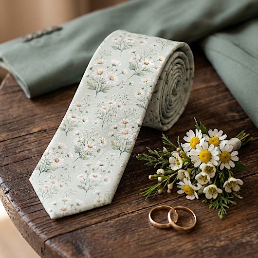 Col cravate de mariage chic avec une délicate art