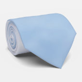 Col cravate de mariage ombré monochrome bleu clair (Roulé)
