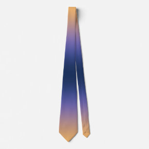 Col cravate dégradé du violet au bleu marine Éléga