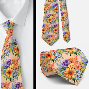 Col cravate d'homme Nœud papillon floral pour ma