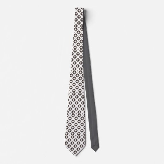 Col cravate diamant monochrome (Devant)