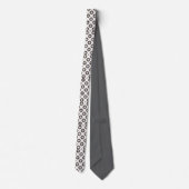 Col cravate diamant monochrome (Dos)