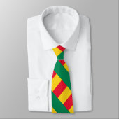 Col cravate drapeau patriotique du Bénin (Attaché)