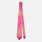 Col cravate effet nuage rose (Devant)