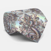 Col cravate en faux opale holographique de luxe (Roulé)