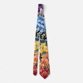 Col cravate Fleurs Arc-en-ciel (Dos)
