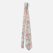 Col cravate fleurs sauvages pastel (Dos)