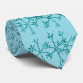 Col cravate flocon de neige bleu clair - Chris hiv (Roulé)