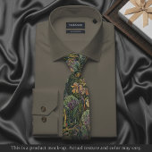 Col cravate floral Impressionniste Jungle