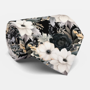 Col cravate floral moderne Occasions spéciales f