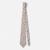 Col cravate floral tulipe de printemps (Devant)