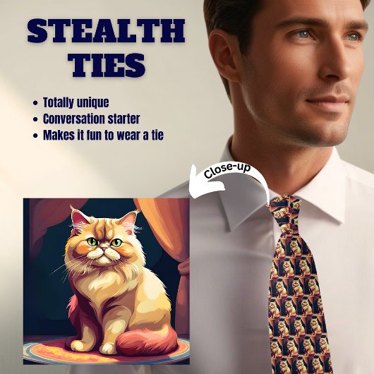 Col cravate furtive Royal Persan