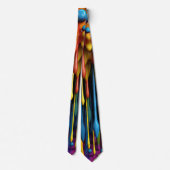 Col cravate gouttes de peinture 3D (Dos)
