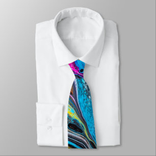 Col cravate homme Blue Hot Lava