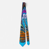 Col cravate homme Blue Hot Lava (Devant)