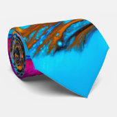 Col cravate homme Blue Hot Lava (Roulé)