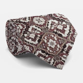 Col cravate luxueux bordeaux marocain (Roulé)
