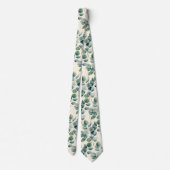Col cravate mariage Eucalyptus (Dos)