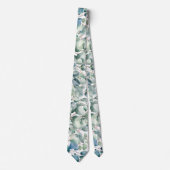 Col cravate mariage Eucalyptus (Devant)