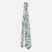 Col cravate mariage Eucalyptus (Dos)