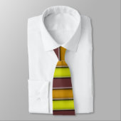 Col cravate marron jaune orange (Attaché)
