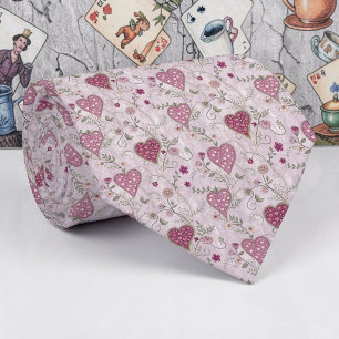 Col cravate motif classique lilas Wonderland