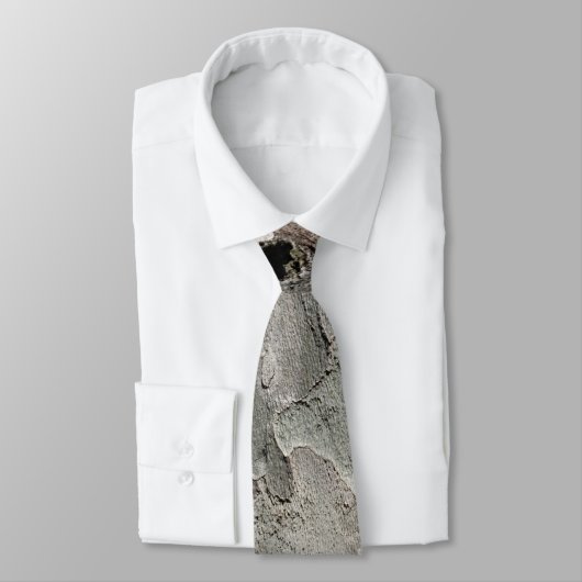 Col cravate motif écorce d'arbre (Attaché)