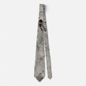 Col cravate motif écorce d'arbre (Devant)