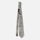 Col cravate motif écorce d'arbre (Dos)