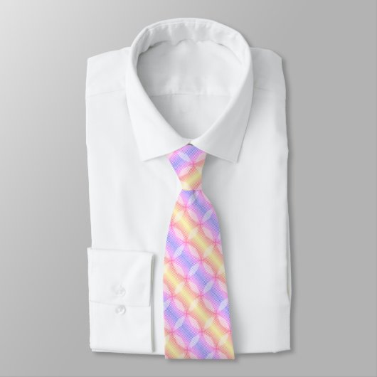 Col cravate motif pastel multicolore (Attaché)