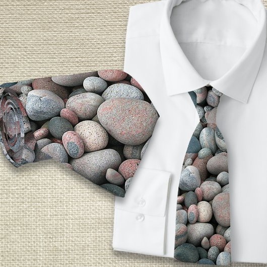 Col cravate motif River Rocks