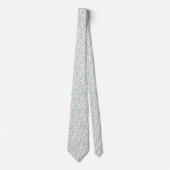 Col cravate motif rose de Noël (Devant)